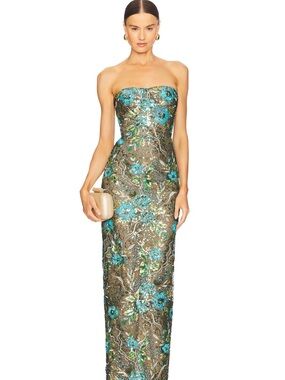 bronx and banco megan lace maxi dress BRONX AND BANCO Megan Lace Maxi Dress